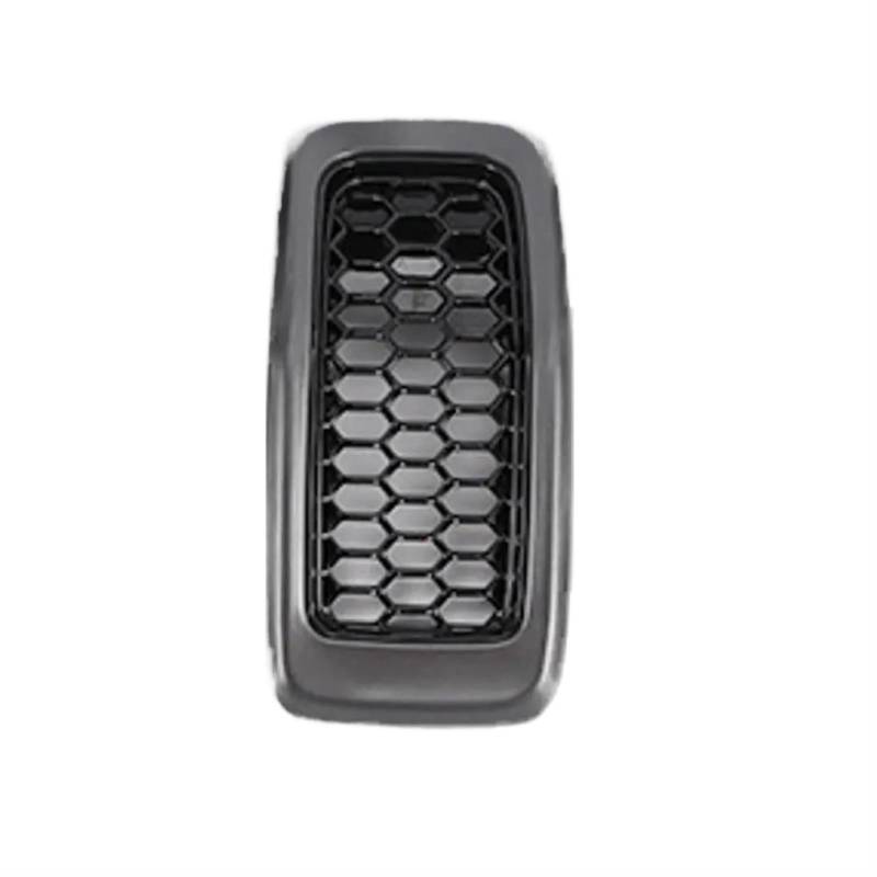 Haubengitter Auto-Frontstoßstange, Zentrale Grillabdeckung, 7-teiliges Mesh-Waben-Renngitter Für Jeep Für Cherokee 2014 2015 2016 2017 2018 Racing-Kühlergrill(Gray mesh Set) von AJQBRMB