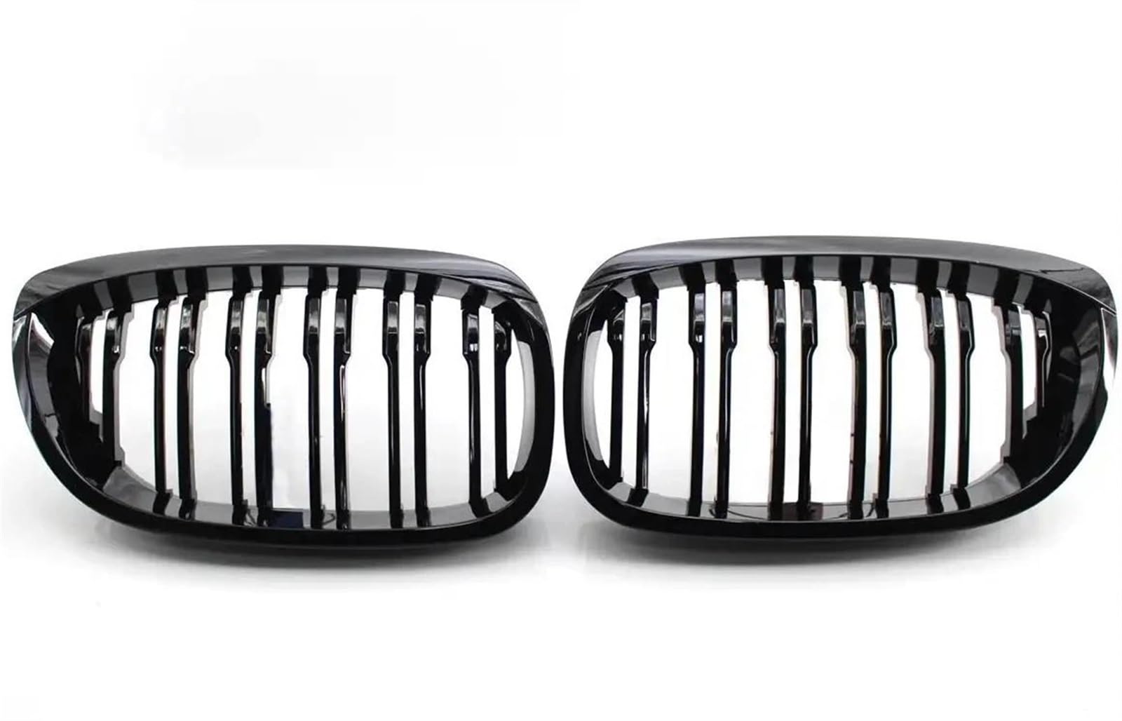 Haubengitter Frontstoßstange Nieren Doppellamellen Racing Grille 1 Paar Auto Nierengrill Für E46 2-Türer Coupe Cabriolet 2003 2004 2005 2006 Racing-Kühlergrill von AJQBRMB