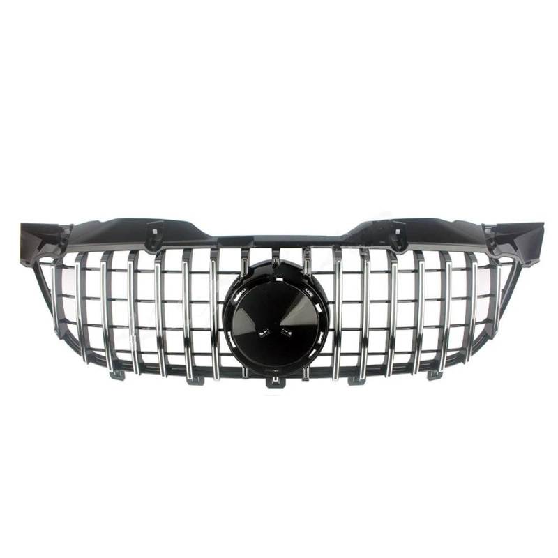 Haubengitter Für Benz Für Sprinter W906 2009 2010 2011 2012 2013 Vorne Racing Facelift Center Gitter Oberen Stoßfänger Grill Racing-Kühlergrill(Chrom) von AJQBRMB