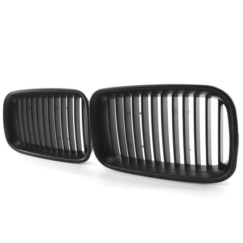 Haubengitter Für E36 1994 1995 1996 318i 323i 325i 320i 328i Kühlergrill ABS Front Ersatz Haube Niere Grill Racing-Kühlergrill(Matt-schwarz) von AJQBRMB