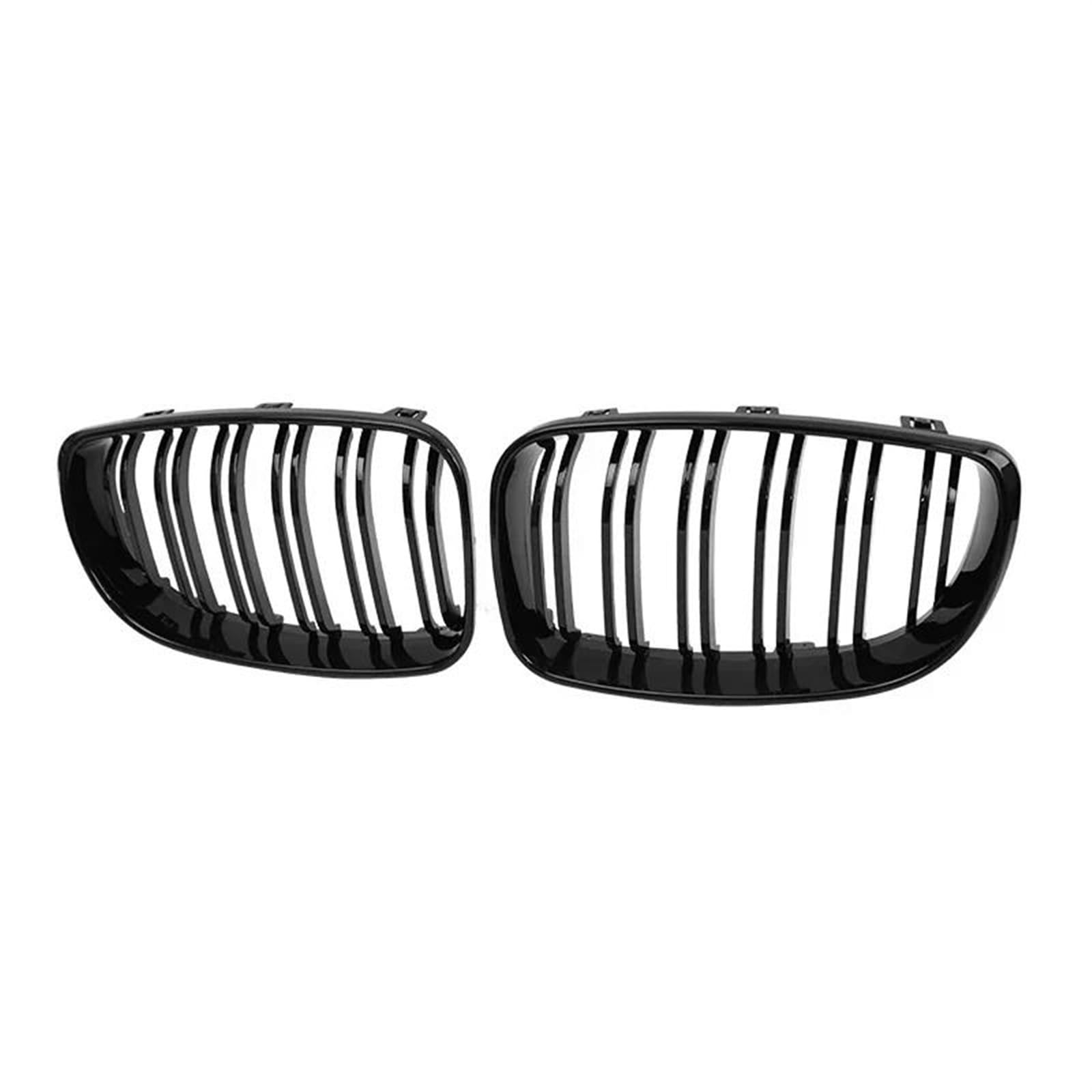 Haubengitter Für E81 E87 E82 E88 128I 130I 135I 2007 2008 2009 2010 2011 Auto Vorderen Stoßfänger Nierengrill Racing Grills Gitter Dual Lamellen Grill Racing-Kühlergrill von AJQBRMB