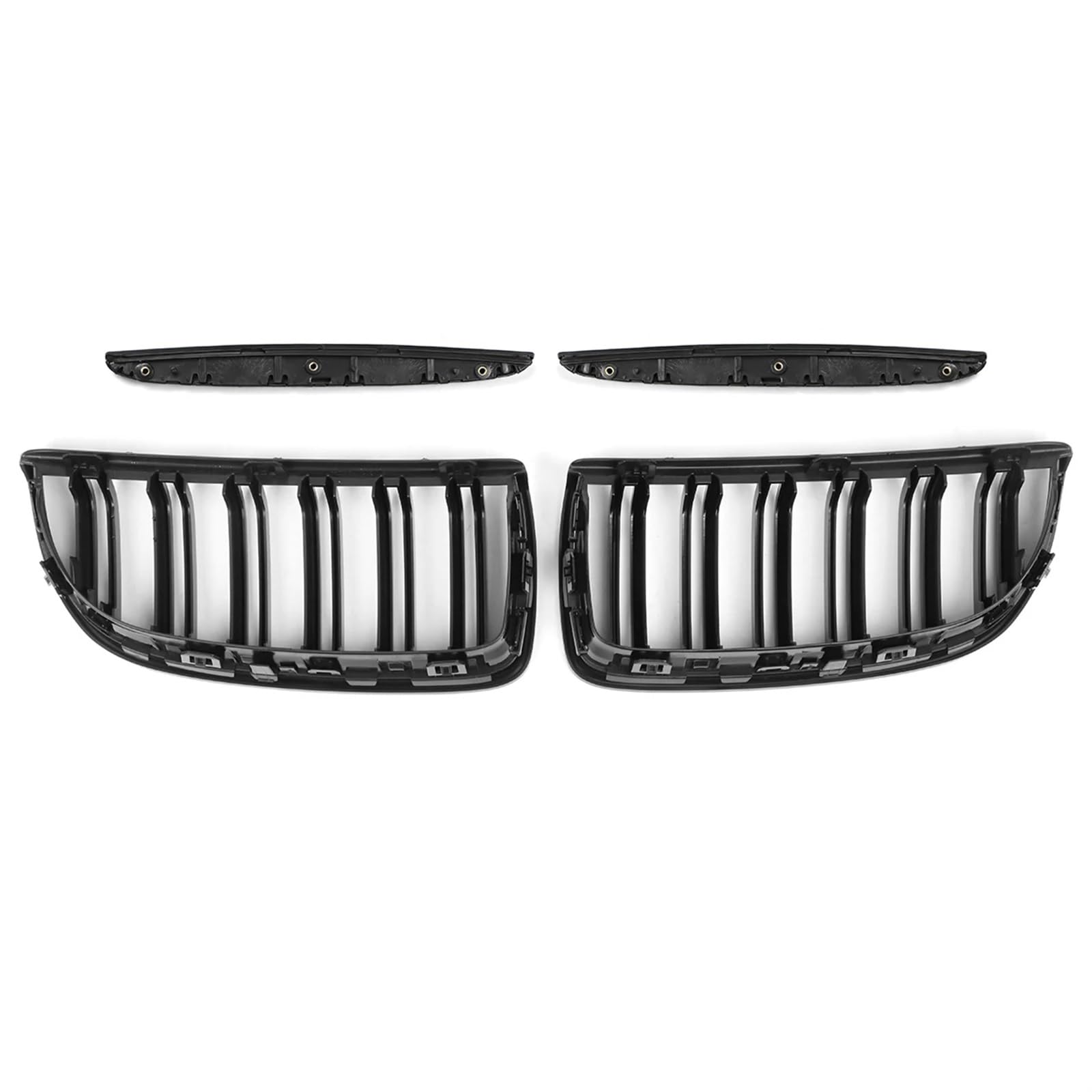 Haubengitter Für E90 E91 2005 2006 2007 2008 E90 E91 Niere Kühlergrill Auto Frontgrill Doppellamellen Sport Nierengrill Racing-Kühlergrill von AJQBRMB