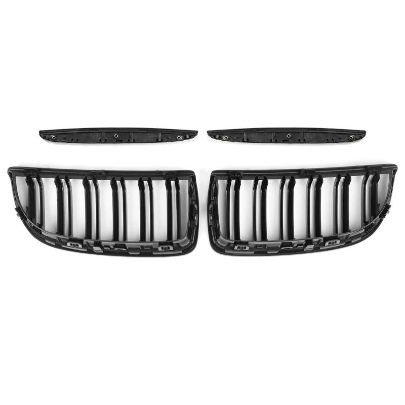 Haubengitter Für E90 E91 2005 2006 2007 2008 E90 E91 Niere Kühlergrill Auto Frontgrill Doppellamellen Sport Nierengrill Racing-Kühlergrill von AJQBRMB