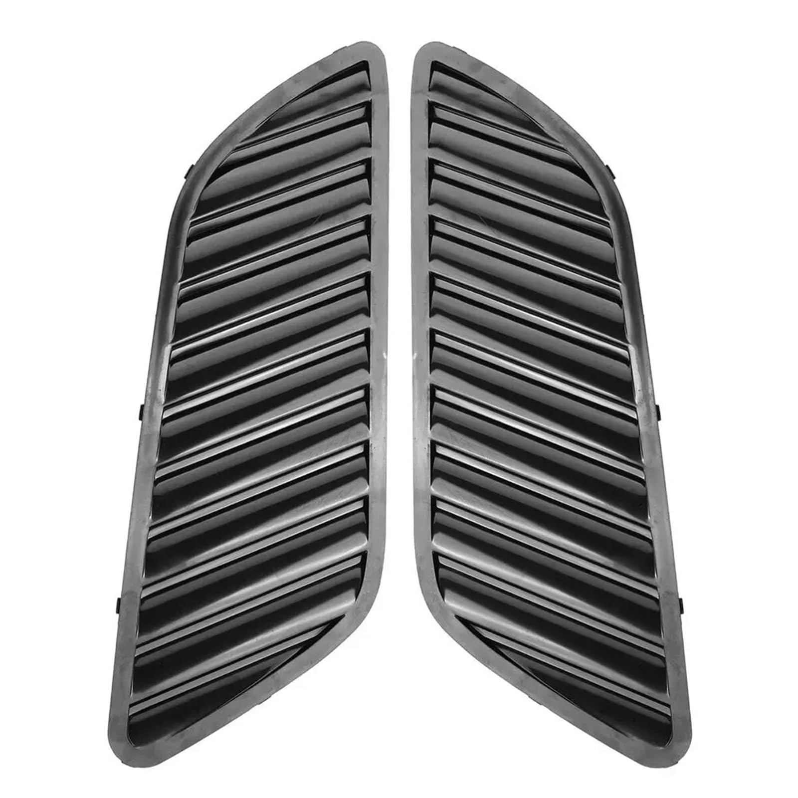 Haubengitter Für E90 E91 E92 F30 E46 2 Stücke Auto Front Grill Haube Abdeckung Motorhaube Grill Air Outlet Vent Abdeckung Trim Racing-Kühlergrill(Glossy Black) von AJQBRMB