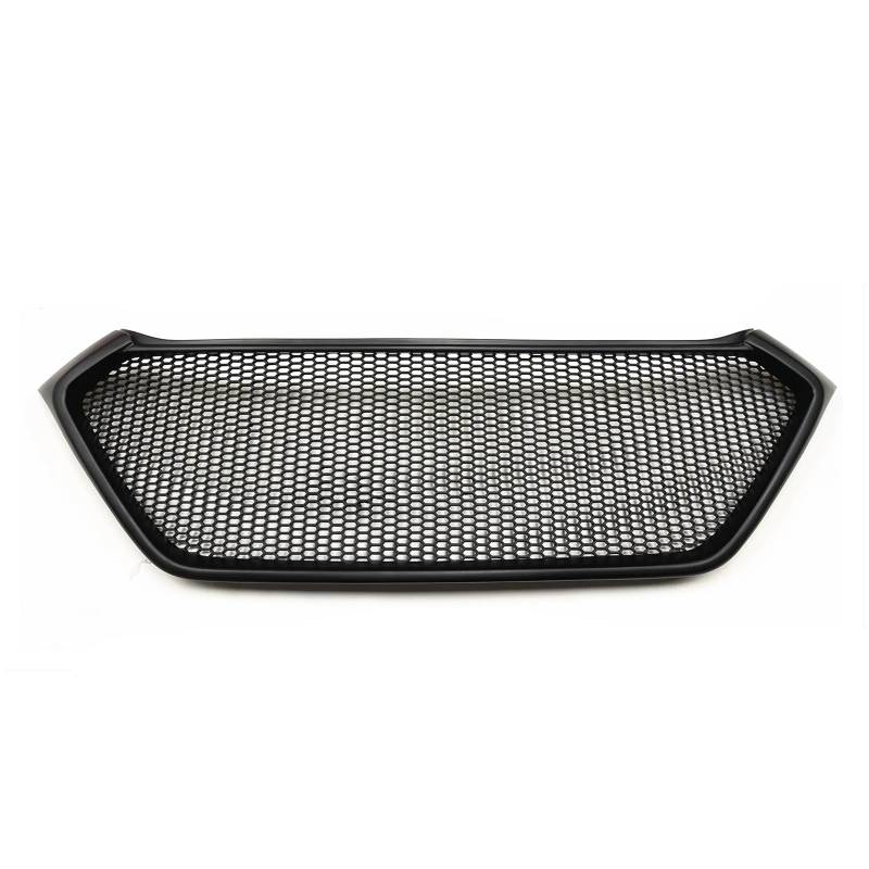 Haubengitter Für Hyundai Für Tucson 2016 2017 2018 Carbon Fiber Racing Grills Kühlergrill Waben Stil Oberen Stoßfänger Haube Mesh Kit Racing-Kühlergrill(Fiberglass) von AJQBRMB