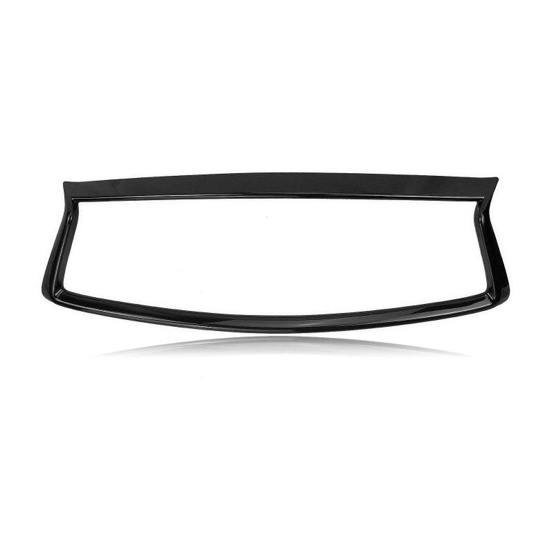 Haubengitter Für Infiniti Für Q50 Für Q50S 2014 2015 2016 2017 Frontgrill Grill Overlay Zierleiste Abdeckleiste Hinzufügen Auf Stoßfänger Haube Mesh Rahmen Racing-Kühlergrill(Glossy Black) von AJQBRMB