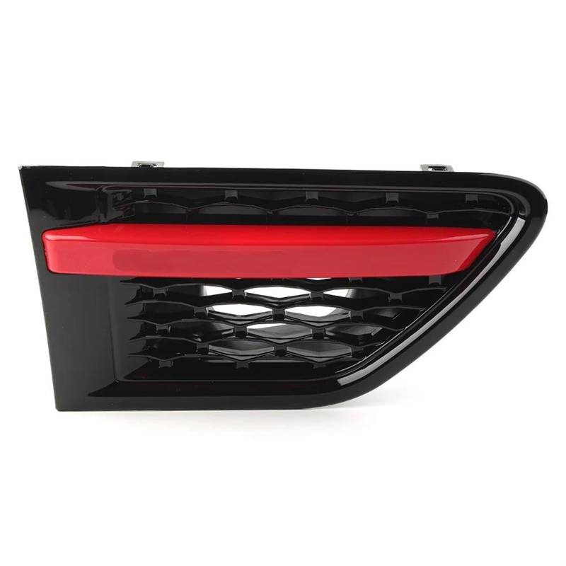 Haubengitter Für Land Für Rover Für Range Für Rover Sport 2010 2011 2012 2013 1 Stücke Vorne Rechts Auto Seite Kotflügel Air Vent Grille Grill Racing-Kühlergrill(Black red) von AJQBRMB