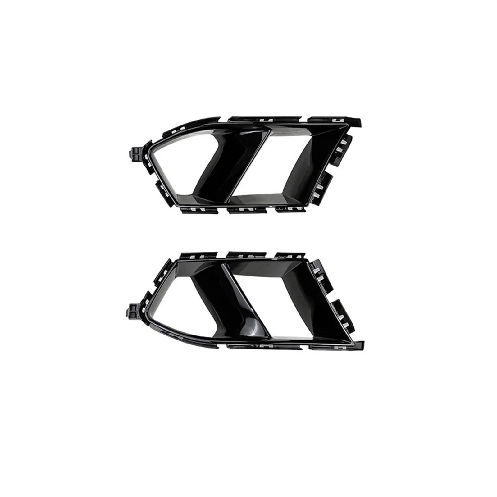 Haubengitter Für M3 Für M4 G80 G82 G83 2021 2022 2023 2024 Frontstoßstange Lufteinlassgitter Seitenschlitze Dekorativer Spoiler Racing-Kühlergrill(Glossy Black) von AJQBRMB