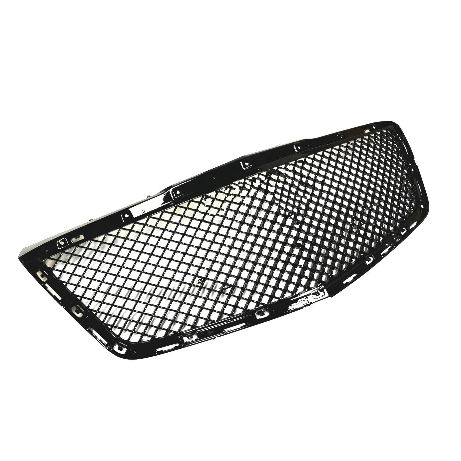 Haubengitter Grill Frontgrill Auto Obere Stoßstange Haube Mesh Grid Kit Für Cadillac Für Cts Limousine 4 Tür 2014 2015 2016 2017 2018 2019 Racing-Kühlergrill von AJQBRMB