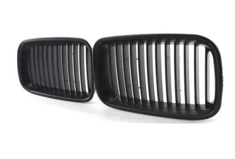 Haubengitter Kühlergrill ABS Front Ersatz Haube Niere Grill Zubehör Für E36 1992 1993 1994 1995 1996 318i 323i 325i 320i 328i Racing-Kühlergrill(Gloss Black Sigle) von AJQBRMB