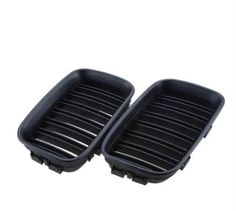 Haubengitter Kühlergrill ABS Front Ersatz Haube Niere Grill Zubehör Für E36 1992 1993 1994 1995 1996 318i 323i 325i 320i 328i Racing-Kühlergrill(Matt Black dual) von AJQBRMB