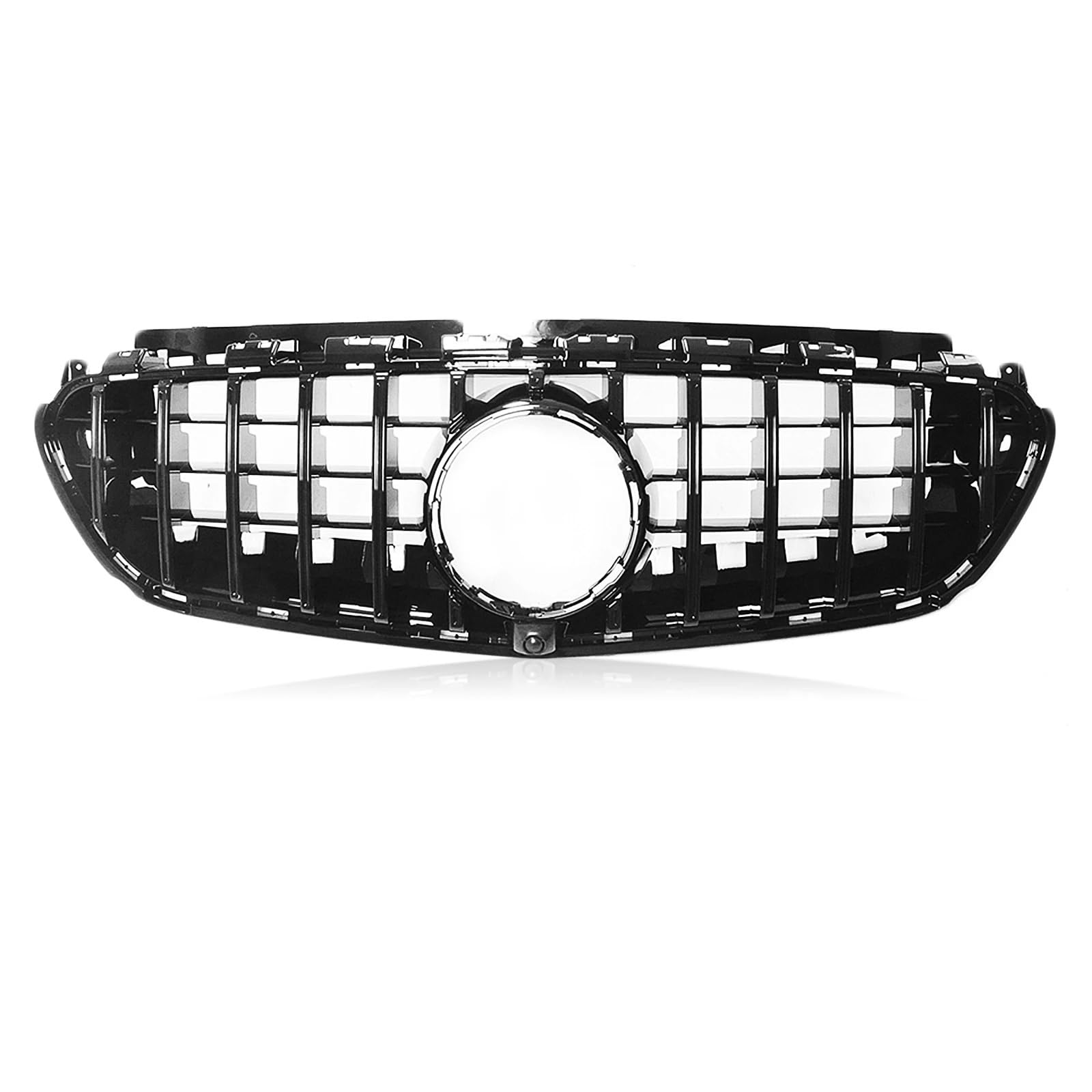 Haubengitter Kühlergrill Racing Grills Auto Obere Stoßstange Ansaughaube Mesh Grid Für Benz W213 E63 Für AMG Nur Für GT 2016 2017 2018 2019 2020 Racing-Kühlergrill(Schwarz) von AJQBRMB