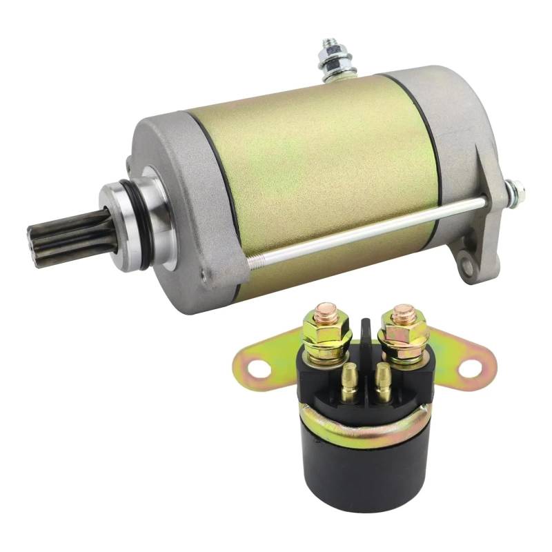 Motor Starter 0800-091000 Starter Motor Und Relais Für CFMoto Für Terralander 800 ATV UTV Für Tracker 800 CF800 Für ZForce Für UForce Für CForce 800 1000 X8 Z8 Anlasser(2 Piece Set) von AJQBRMB