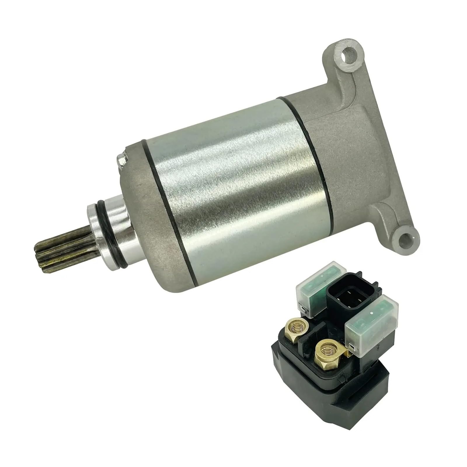 Motor Starter Anlasser Und Relais Für Grizzly 550 2009–2014, Für Grizzly 700 2009–2023, Für Kodiak 700 2016–2023, 28P-81890-00-00 28P-81890-01-00 Anlasser von AJQBRMB