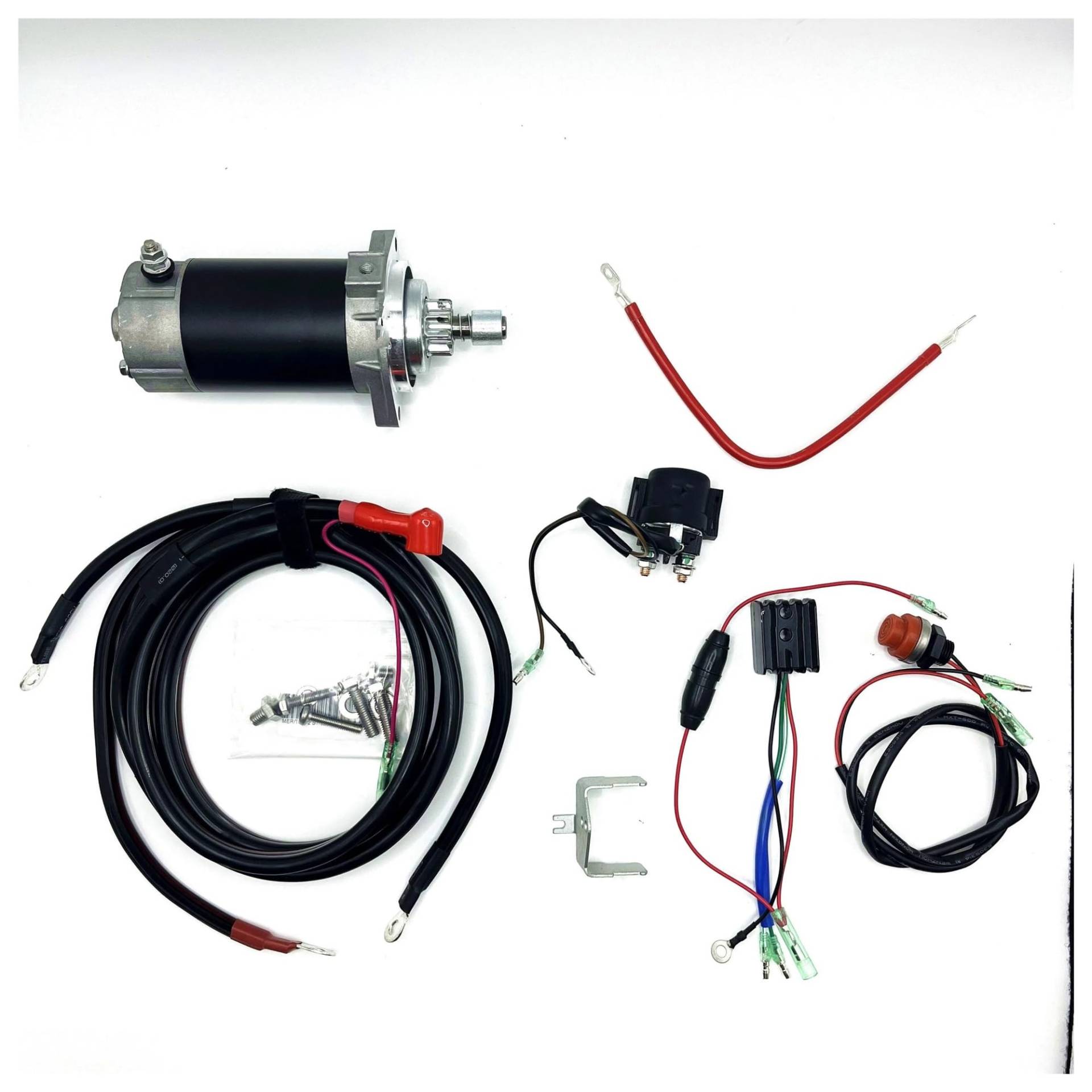 Motor Starter ELEKTROSTART-KIT FÜR TOHATSU FÜR Mercury F20 20HP EFI 4-TAKT FÜR AUSSENBORDMOTOR Anlasser(A Without Ring Gear) von AJQBRMB