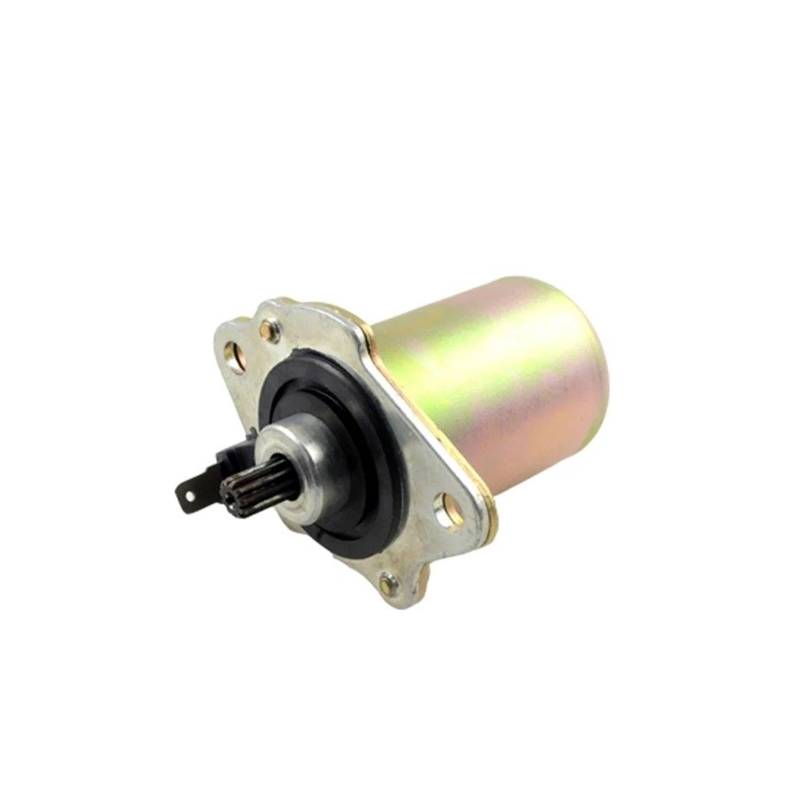 Motor Starter Für DIO AF18 AF24 AF28 ZX50 AF34 AF35 50 2-takt Roller Geändert Elektrische Starter Motor Motorrad ATV Ersatzteil Anlasser(Standard Motor Yellow) von AJQBRMB