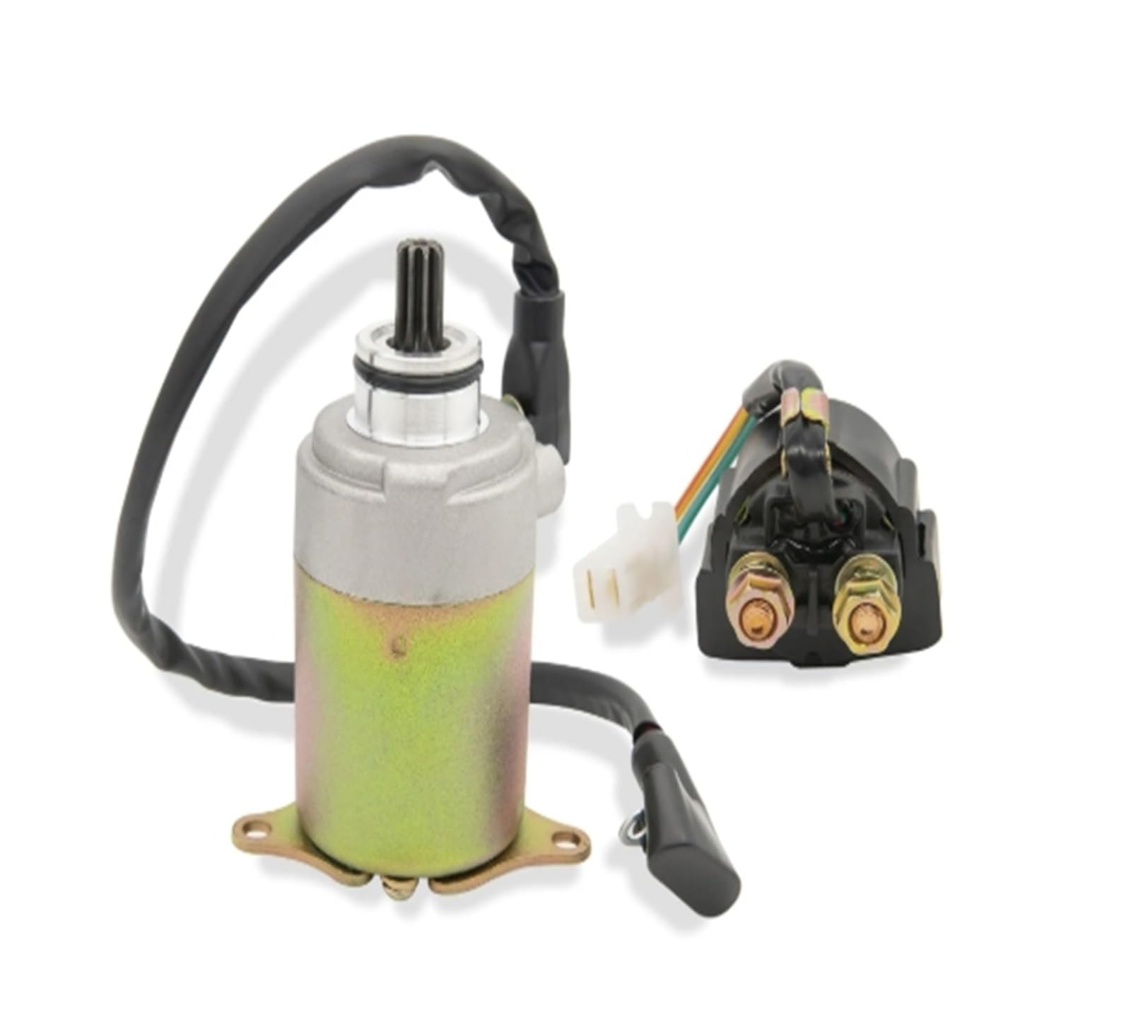 Motor Starter Starter 9 Zähne Für GY6 4-Takt-Motor 150 Cc, 125 Cc, 50 Cc, 200 Cc, 250 Cc, Kompatibel Mit 4-Rad-Rollern, Mopeds, ATVs, Go-Karts Anlasser von AJQBRMB