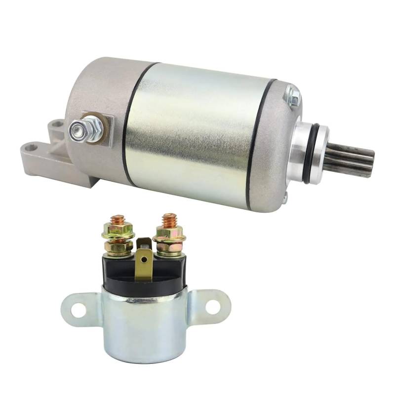 Motor Starter Starter Motor Set Fit Für Für Can-Am Für Outlander 330 400 450 03-15 2003-2023 420-684-280 420-684-282 420-684-283 410-54079 18823 Anlasser(2piece Set) von AJQBRMB