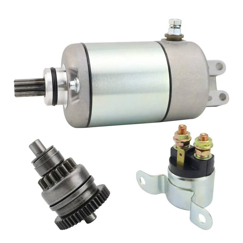 Motor Starter Starter Motor Set Fit Für Für Can-Am Für Outlander 330 400 450 03-15 2003-2023 420-684-280 420-684-282 420-684-283 410-54079 18823 Anlasser(3piece Set) von AJQBRMB