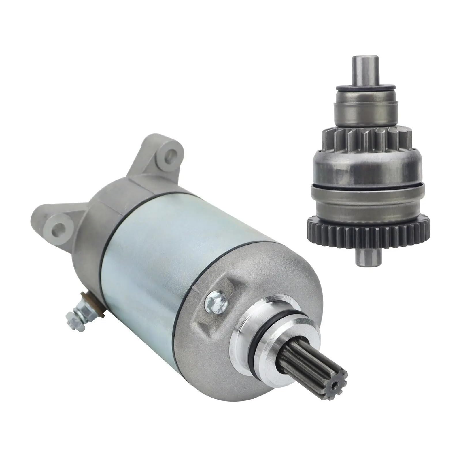 Motor Starter Startermotor Und Starterantrieb-Set Für Polaris Für Sportsman 500 HO EFI RSE 1996–2012, Teilenummer 3084981, 3090188, 18645 Anlasser von AJQBRMB