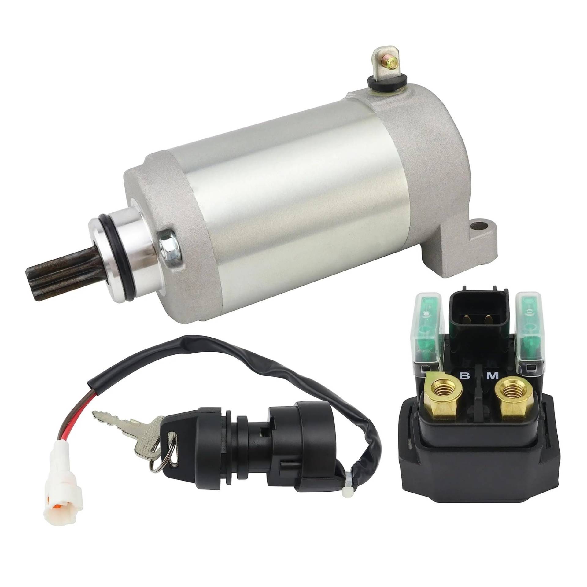 Motor Starter Starterrelais Zündung Passend Für Raptor 250 Für YFM25R 2008–2013 Für Raptor 250 Für YFM25R SE 2008–2011 Für Raptor 250 Für YFM25R SE II 200 Anlasser von AJQBRMB