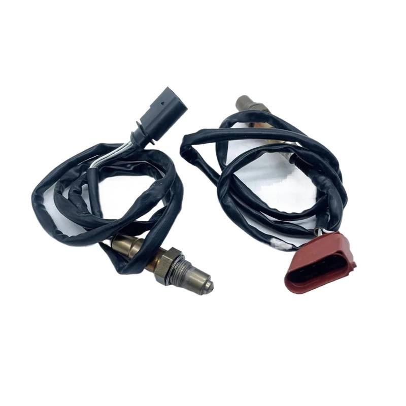 Sauerstoffsensor 06A906262Q 06A906262F Breitband Lambda Sonde O2 Sauerstoff Sensor Für VW Für Jetta Für Käfer Für Golf Für Hinten 0258010032 1K0998262Q Auto Zubehör Regelsonde(2St) von AJQBRMB