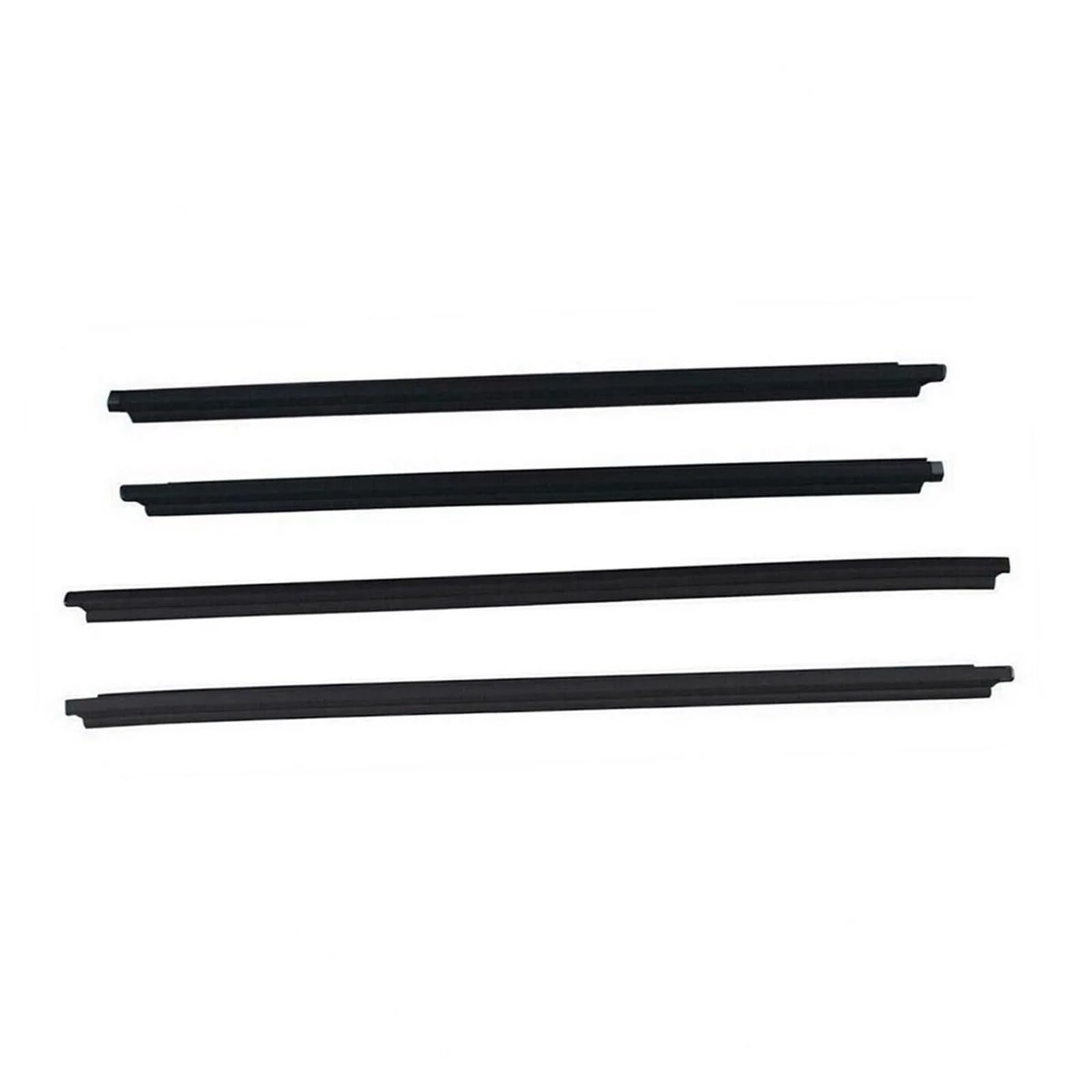 Window Weatherstrip 4 Stück Äußere Fenster Gummidichtung Türdichtung Gürtel Zierleiste Für Toyota Für Fortuner 2004–2012 2013 2014 2015 Autotür Dichtungsstreifen von AJQBRMB