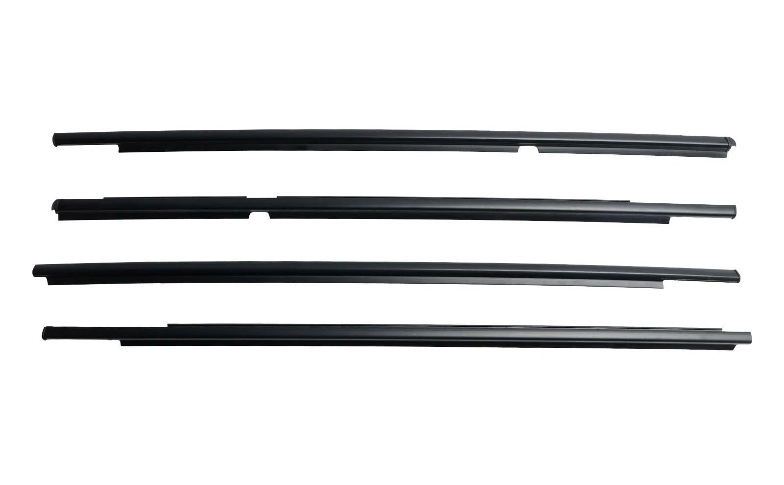 Window Weatherstrip 4 Stück Äußere Türglas Dichtungsleiste Für Toyota Für Yaris Für Vitz 2005 2006 2007 2008 2009 2010 Autotür Dichtungsstreifen von AJQBRMB