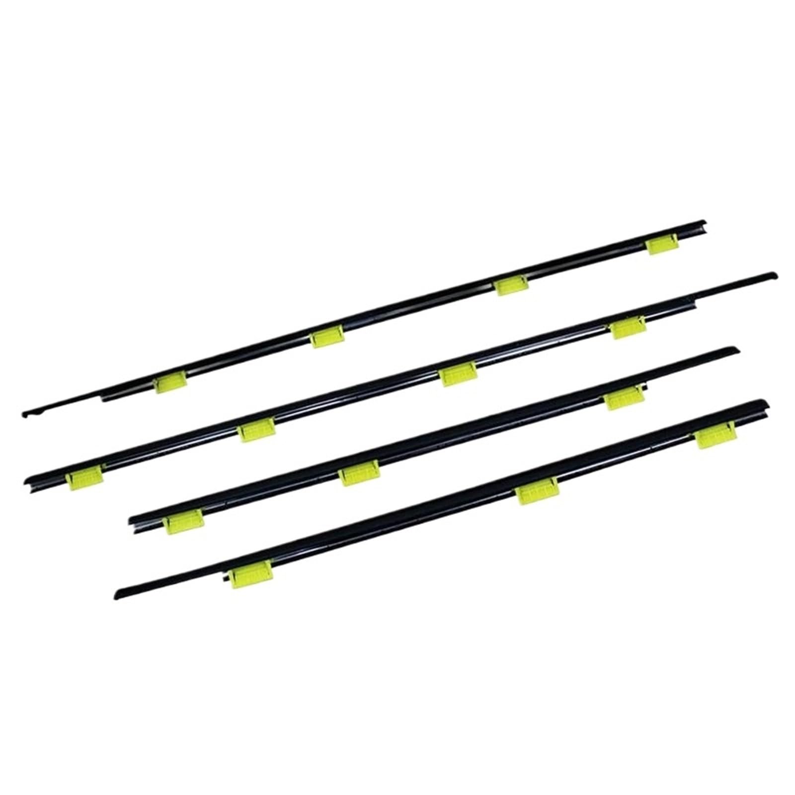 Window Weatherstrip 4 Stück Autofenster Glas Versiegelt Streifen Seitenfenster Wheatherstrip Für CRV 2002–2016 2017 2018 2019 2020 2021 2022 Autotür Dichtungsstreifen(For 2002-2006) von AJQBRMB