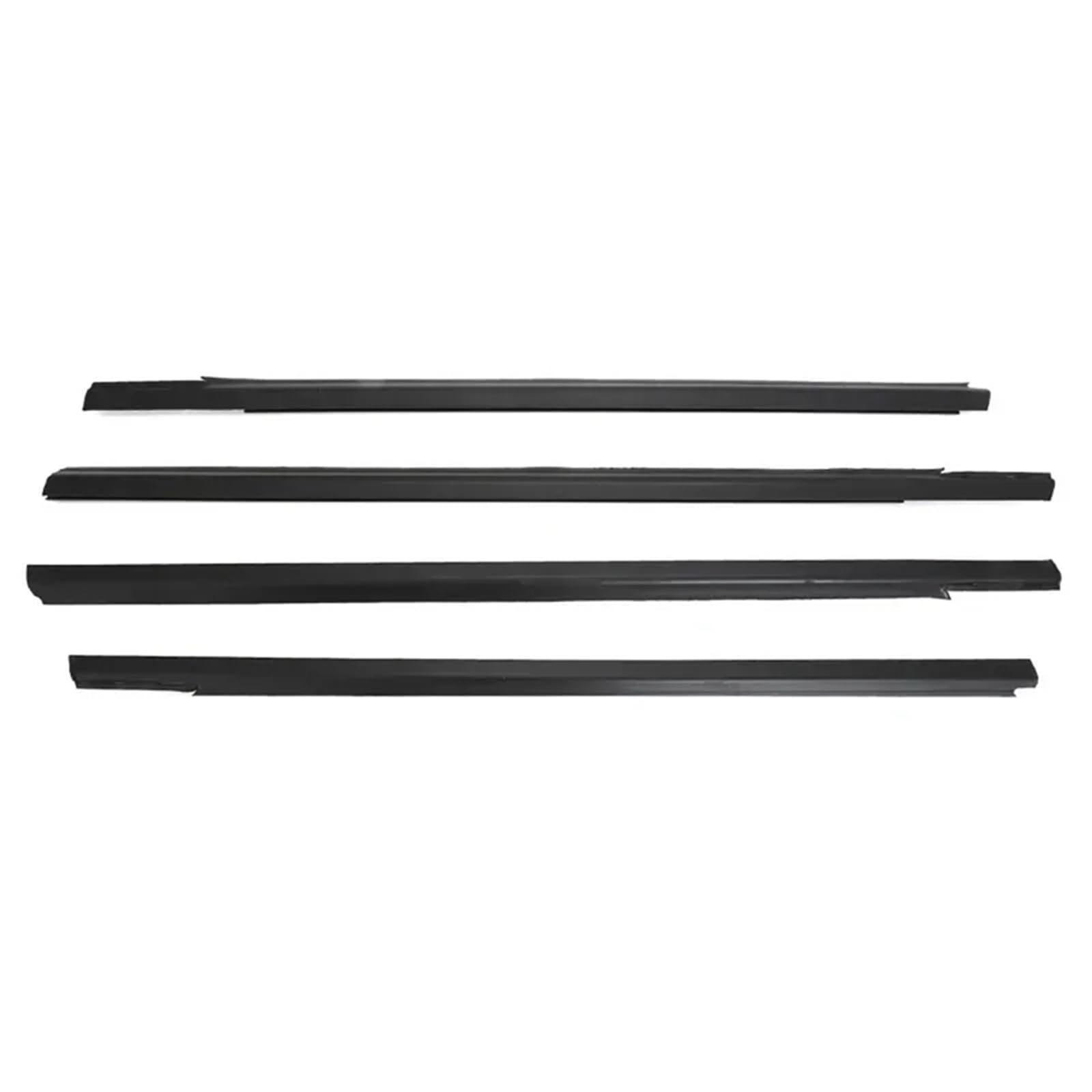 Window Weatherstrip 4 Stück Autofenster Glas Versiegelt Streifen Seitenfenster Wheatherstrip Für Peugeot 301 2013 2014 2015 2016 2017 Autotür Dichtungsstreifen(Schwarz) von AJQBRMB