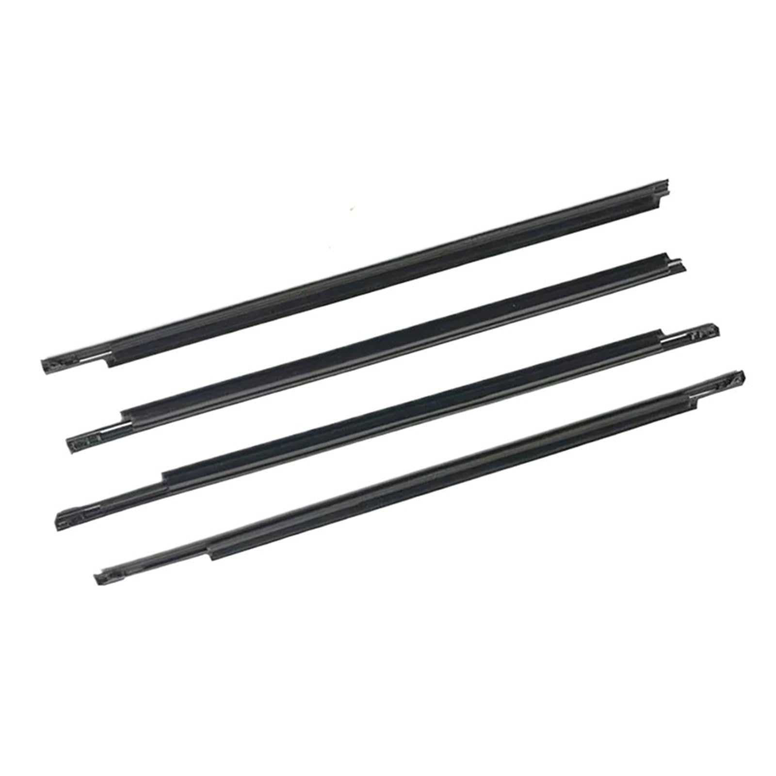 Window Weatherstrip 4 Stück Schwarze Gummi-Auto-Seitenfenster-Glasdichtungs-Formleiste Für Toyota Für Prius 2004–2011 2012 2013 2014 2015 Autotür Dichtungsstreifen(For 2004-2009) von AJQBRMB