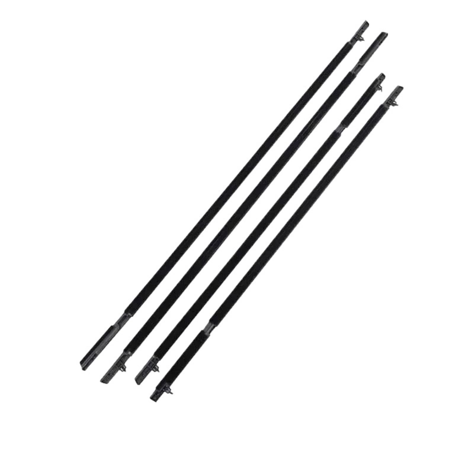 Window Weatherstrip Für Odyssey RB3 RB4 MK4 RB 2008 2009-2011 2012 2013 Auto Fenster Glas Versiegelt Streifen Tür Regendicht Wetter Dichtungen Autotür Dichtungsstreifen(Black 4 pieces) von AJQBRMB