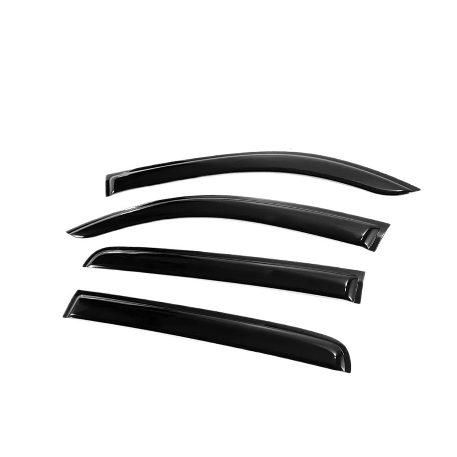 Window Weatherstrip Für Toyota Für Tacoma 2016 2017 2018 2019 2020 2021 2022 Seite Fenster Regen Markisen Deflektor Windowsheild Wind Sonnenblende Schutz Autotür Dichtungsstreifen von AJQBRMB