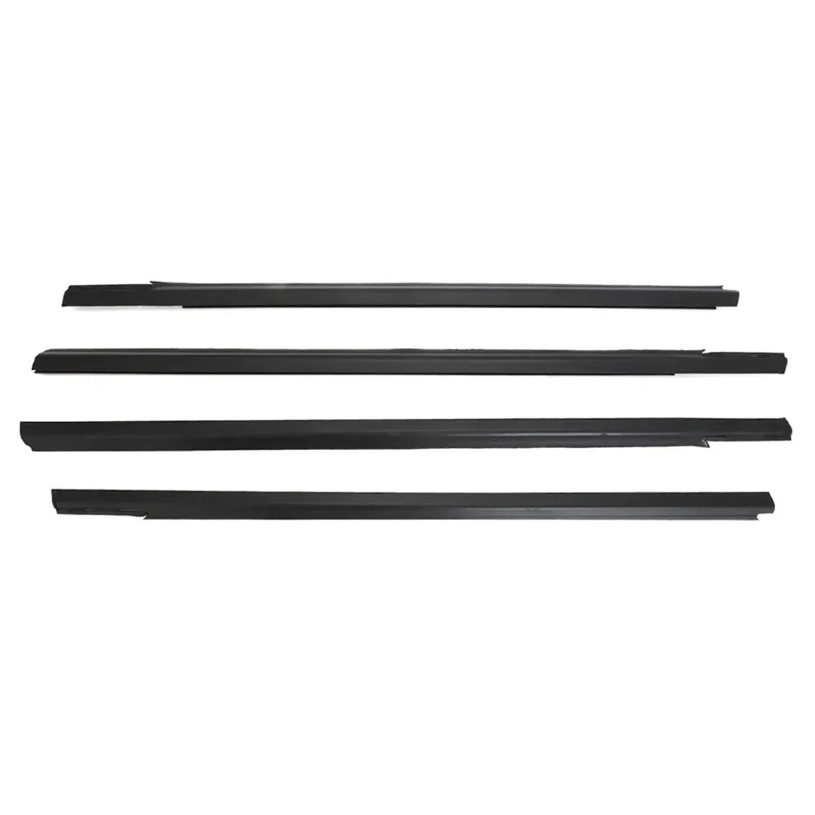 Window Weatherstrip Schwarz Chrom Äußere Fenster Glas Dichtungsstreifen Trim Dichtungsstreifen Gürtel Für Peugeot 301 2013 2014 2015 2016 2017 Autotür Dichtungsstreifen(Schwarz) von AJQBRMB