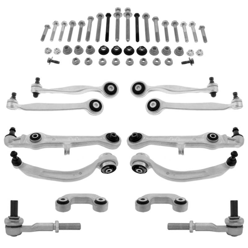 12 Teile Querlenker Satz vorne Vorderachse links rechts für Allroad quatro 4BH C5 von AJS Parts