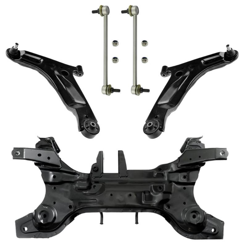 1x Achsträger 2x Querlenker 2x Koppelstange Vorderachse links rechts für i10 PA von AJS Parts