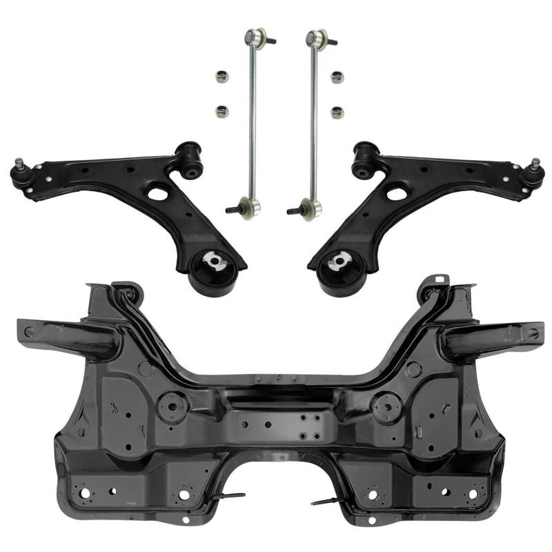 1x Achsträger 2x Querlenker 2x Koppelstange links rechts Vorderachse von AJS Parts