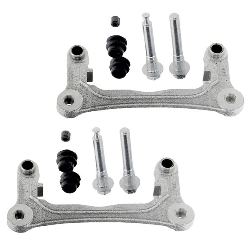 2x Bremssattelhalter Hinterachse für C-Crosser EP für Grandis NA für Lancer VIII CY CZ Sportback CX für Outlander II CW für 4007 GP von AJS Parts