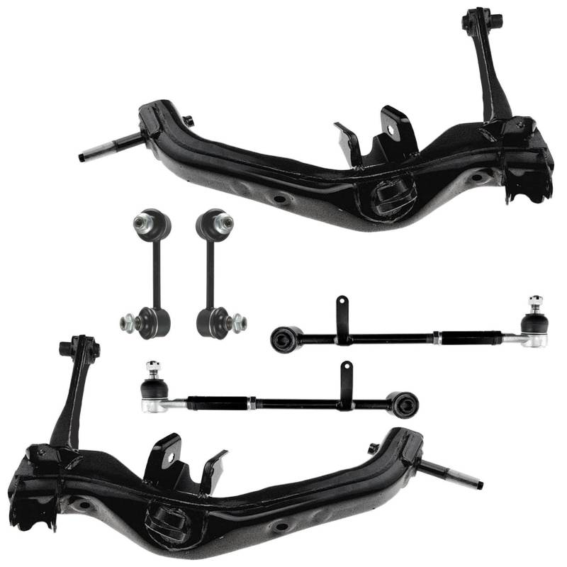 2x Querlenker 2x Querlenker Spurstange 2x Koppelstange Hinterachse links rechts für Avensis T25 von AJS Parts