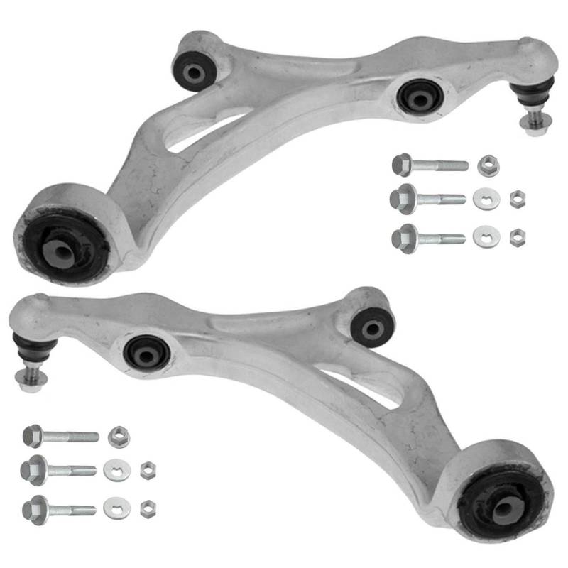 2x Querlenker 2x Schrauben Satz Vorderachse links rechts unten für Q7 4L 4M für Cayenne 92A für Touareg 7P5 von AJS Parts