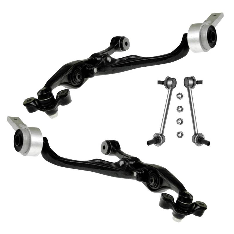 2x Querlenker 2x Koppelstange Vorderachse für Mazda6 Hatchback Kombi Stufenheck GH von AJS Parts