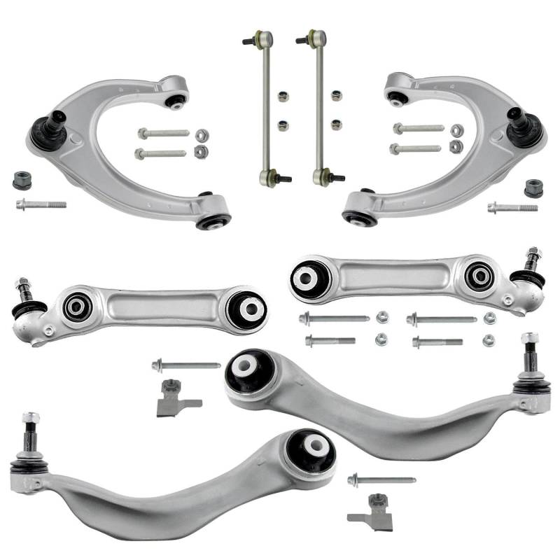 6x Querlenker Schrauben Satz 2x Koppelstange Vorderachse für BMW5 F10 Touring F11 für BMW6 F12 F13 Gran Coupe F06 von AJS Parts