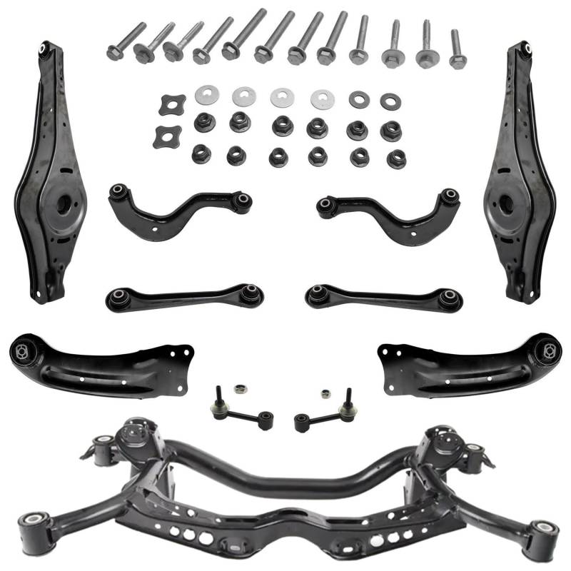 Achsträger Querlenkersatz Schrauben hinten VW Passat 3C2 3C5 362 365 von AJS Parts