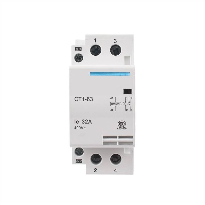 CT1-63 2P 32A 220V Spule 50/60HZ Din-schiene Haushalt AC Modulare Schütze Kontakt Modul 1NO(16A,1NO1NC_220V) von AKDDNZX