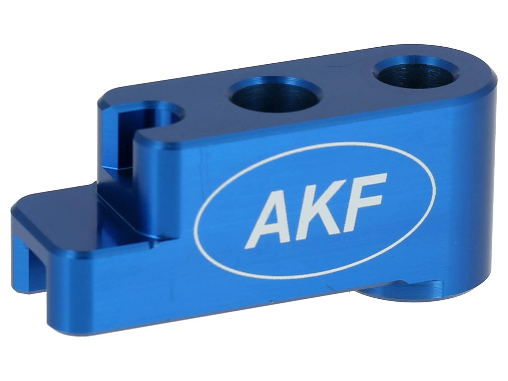 AKF AKF CNC Distanzstück, Bremsgegenhalter Nabe hinten, Blau eloxiert - für Simson S51, S50, SR50, Schwalbe KR51, SR4 von AKF