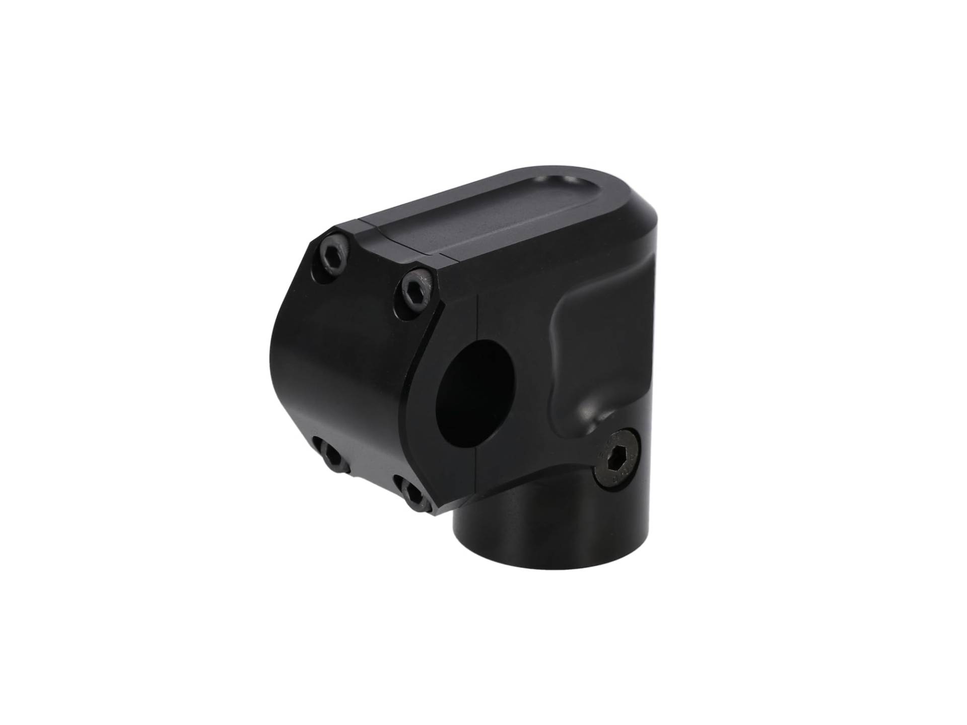 CNC Lenkeraufnahme ø22mm, Schwarz - für Simson Vogelserie von AKF