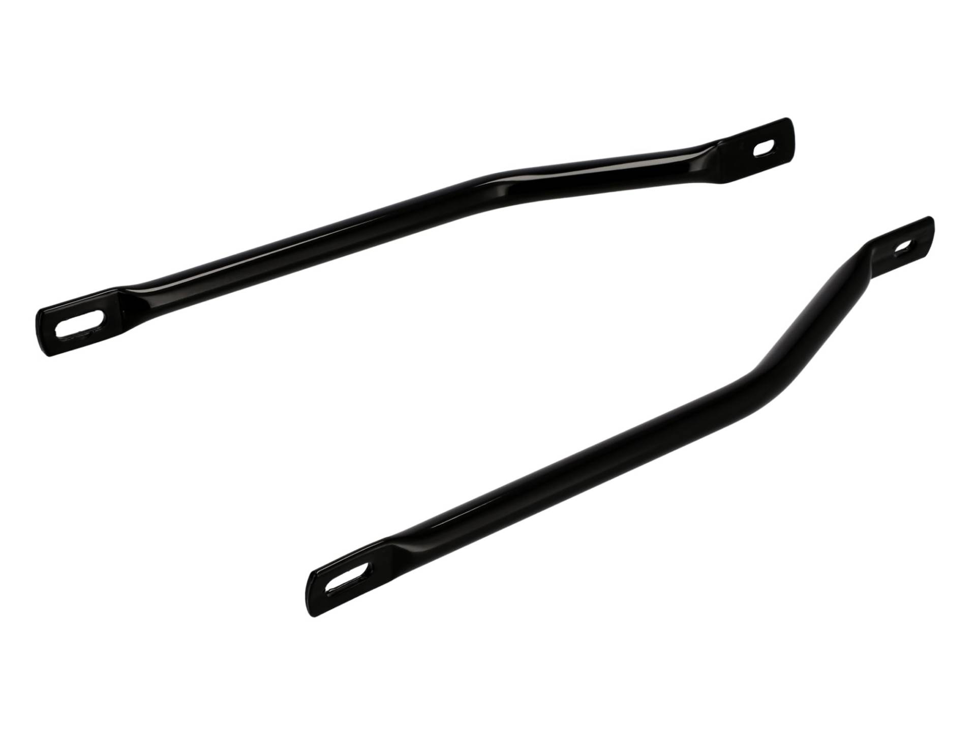 Set: 2X Haltestrebe, Schwarz Pulverbeschichtet - für Simson S50, S51, S70 von AKF