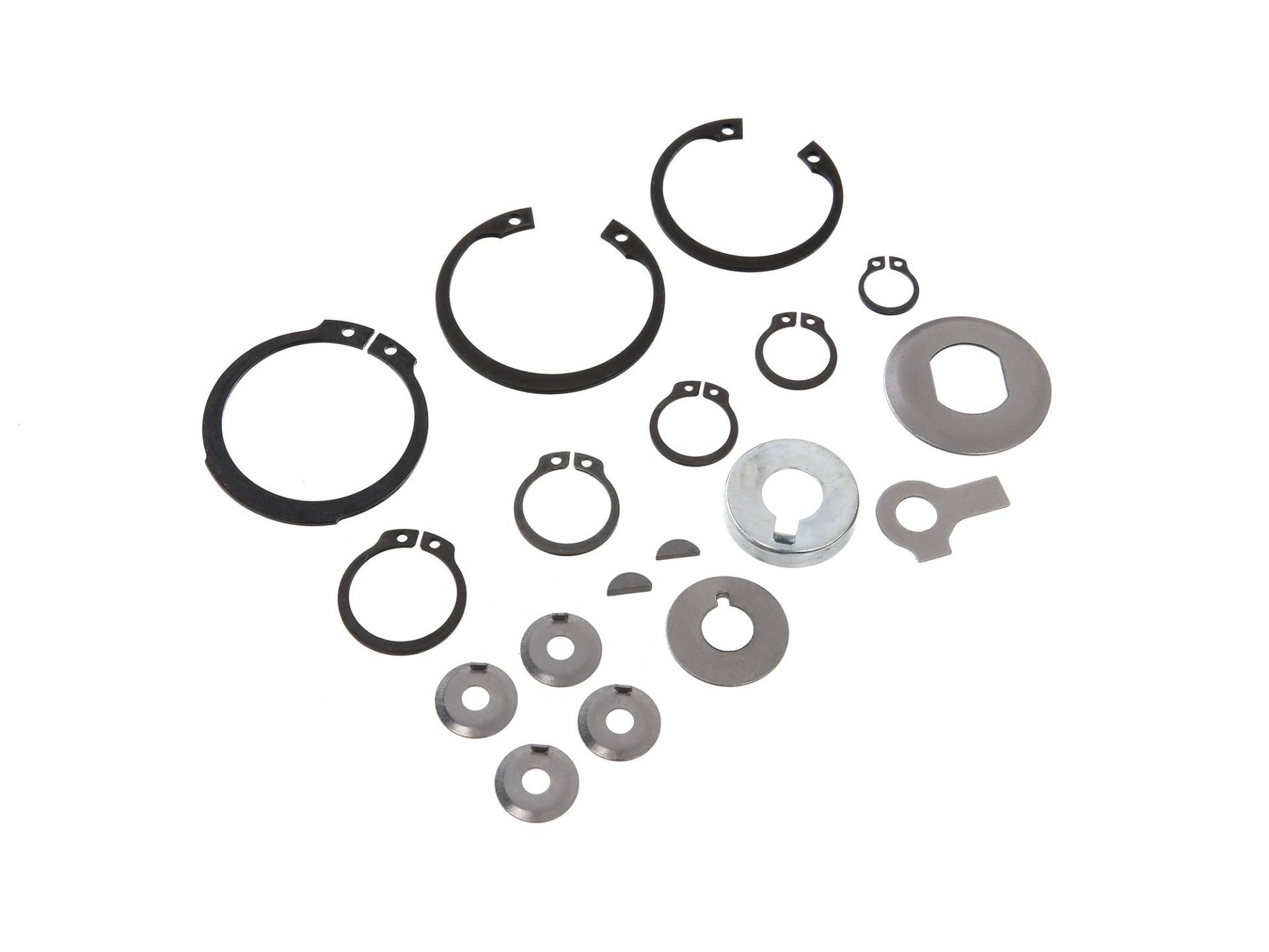 Set: Sicherungsteile für Motor M531-M743 - für Simson S51, KR51/2 Schwalbe, SR50, S53, S70, SR80, S83, MS50, DUO 4/2 von AKF