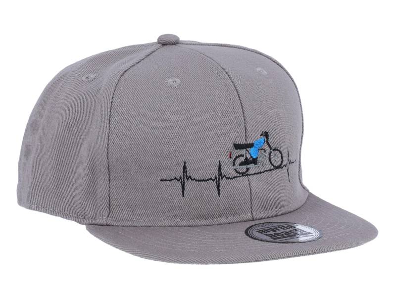 Snapback "Simson S51 blau" - Farbe: Grau von AKF