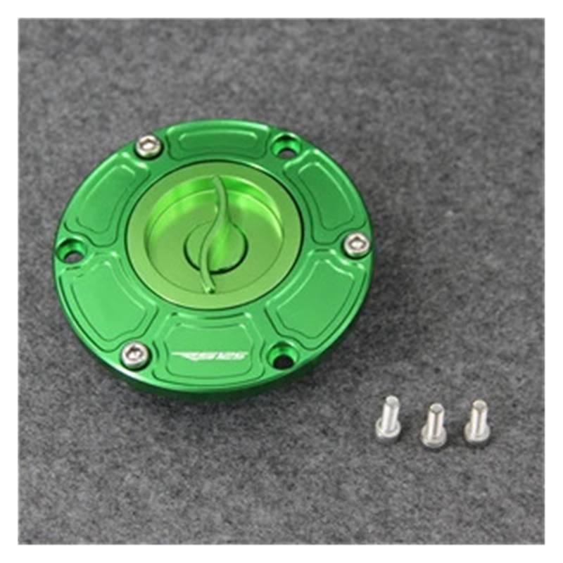 Benzin Tankdeckel Motorrad Keyless Fuel Geeignet Für RS125 RS 125 Alle Baujahre(Green) von AKGIPP